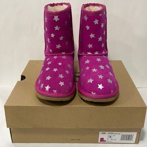 Kids UGG classic short II stars boots